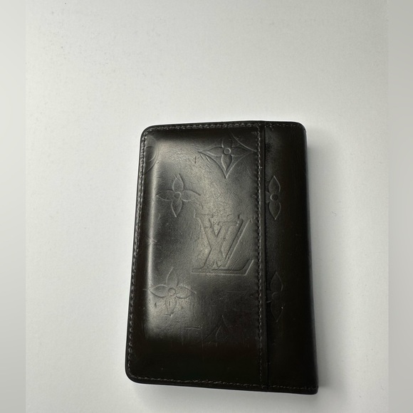 Louis Vuitton Men’s Credit Card Holder Vernis Leather Brown. Serial number incl - Picture 4 of 7